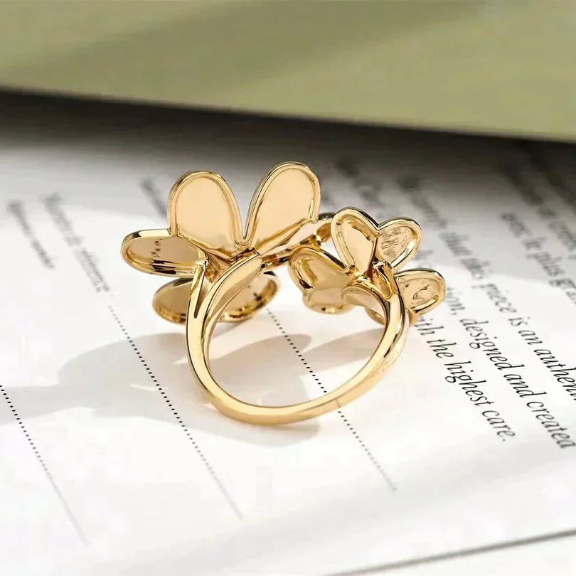[⭐Clover Jewelry]CLOVER COMOS GOLD DIAMOND RING