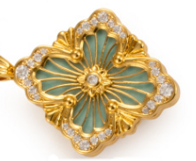 [⭐Clover Jewelry] B.C.L BIG SIZE  ENAMEL NECKLACE（Various colors）