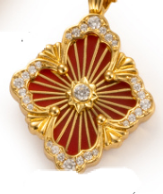 [⭐Clover Jewelry] B.C.L BIG SIZE  ENAMEL NECKLACE（Various colors）