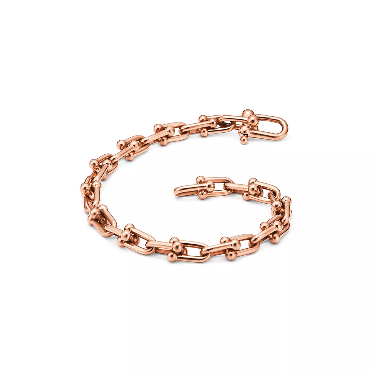 [Clover Jewelry]HARDWEAR SMALL LINK 26 MOTIF PINK GOLD BRACELET