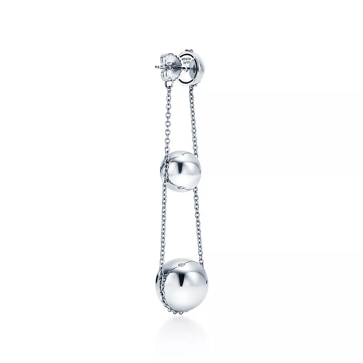 [Clover Jewelry]TRIPLE DROP SILVER EARRINGS