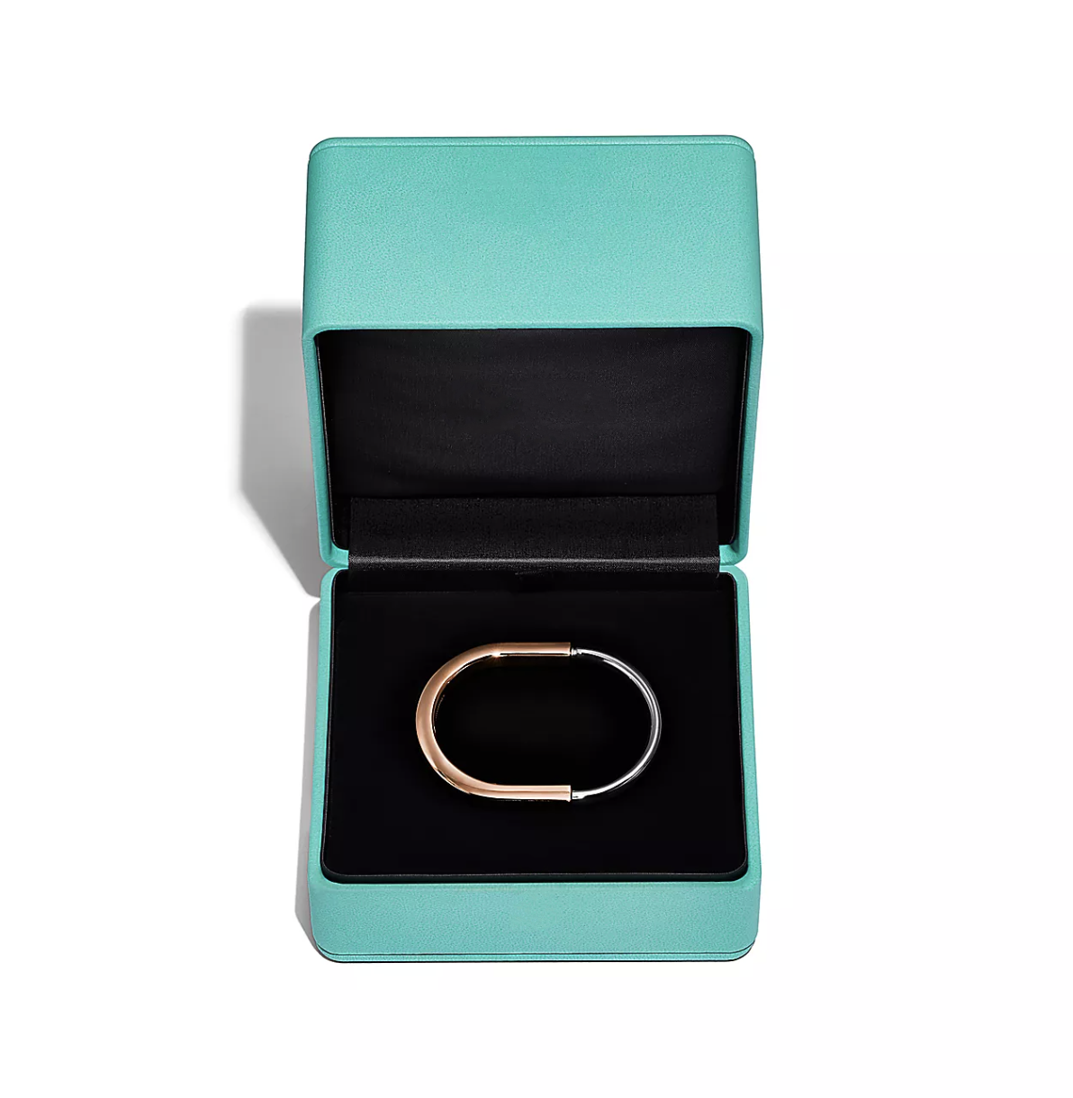 [Clover Jewelry]LOCK BRACELET ROSE AND WHITE GOLD
