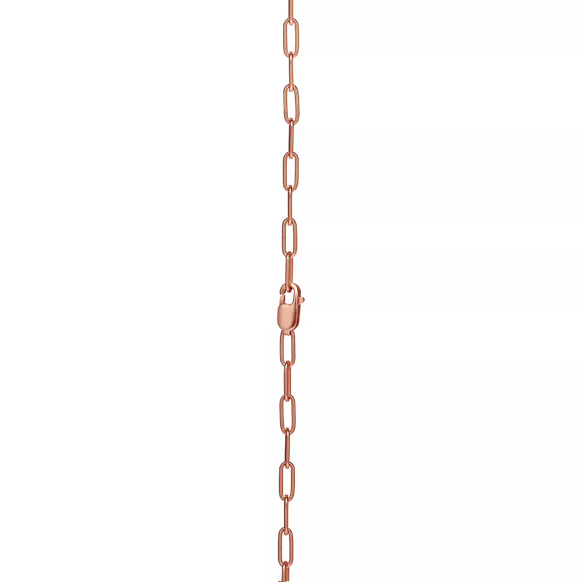 [Clover Jewelry]LOCK MEDIUM PENDANT PINK DIAMOND PINK GOLD NECKLACE