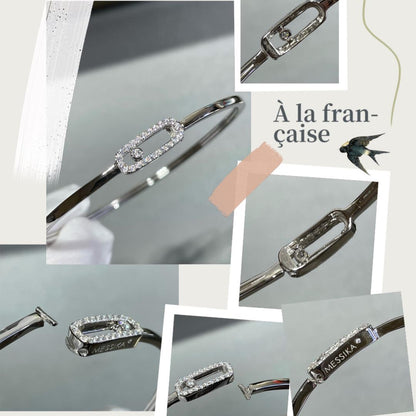 [⭐Clover Jewelry]Move Uno pavé flex bangle medium
