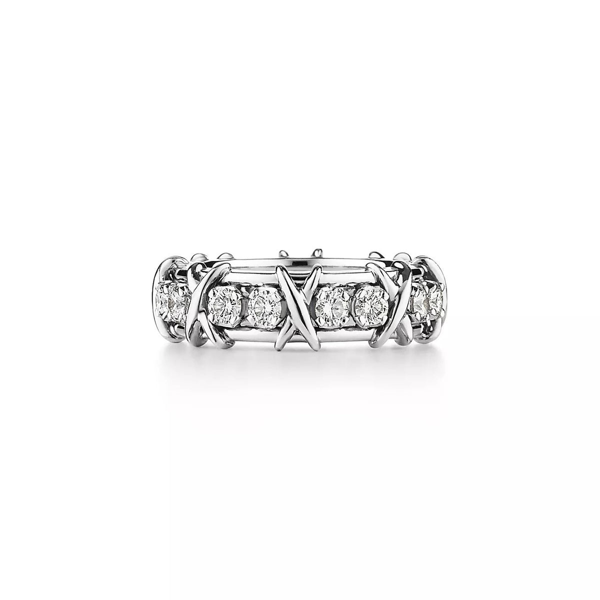 [Clover Jewelry]SIXTEEN STONE SILVER RING