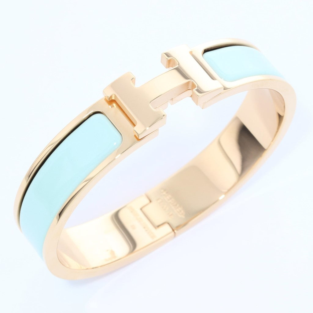 [⭐Clover Jewelry]H LIGHT BLUE BRACELET