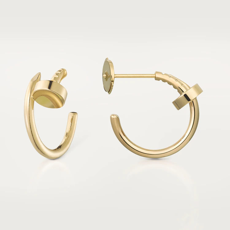 [⭐Clover Jewelry]JUSTE EARRINGS GOLD