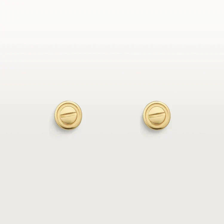[⭐Clover Jewelry]LOVE EARRINGS GOLD 10MM