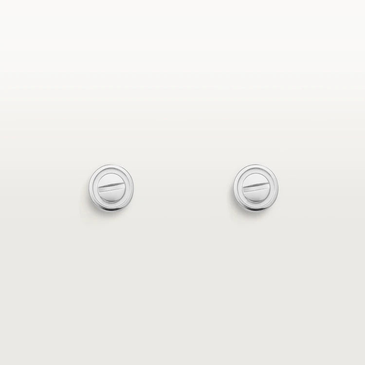 [⭐Clover Jewelry]LOVE EARRINGS SILVER 10MM