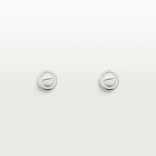 [⭐Clover Jewelry]LOVE EARRINGS SILVER 10MM