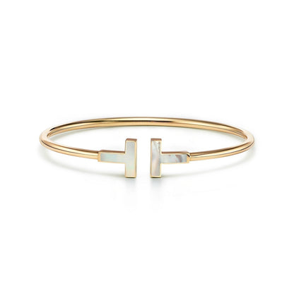 [Clover Jewelry]T BRACELET 1.8MM MOP PINK GOLD