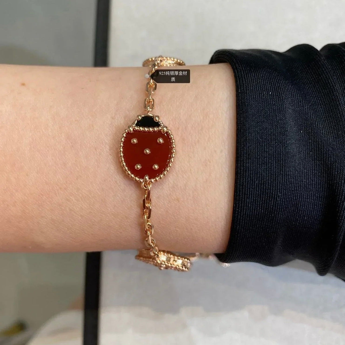 [⭐Clover Jewelry]LUCKY SPRING 5 MOTIF BRACELET