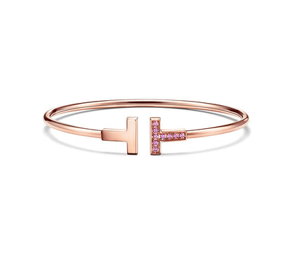 [Clover Jewelry]T PINK GOLD PINK DIAMOND BRACELET