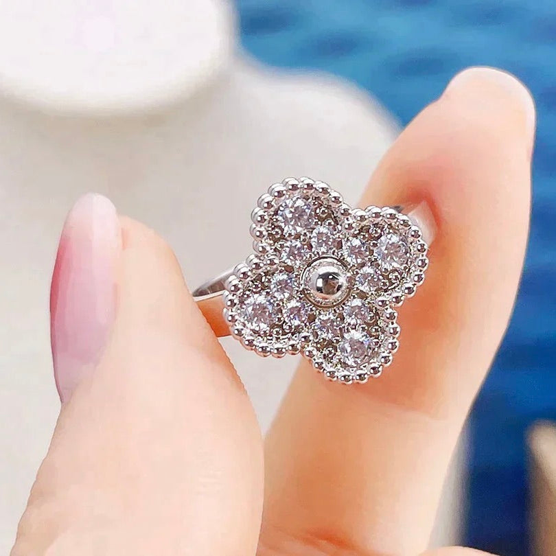 [⭐Clover Jewelry]CLOVER DIAMOND RING