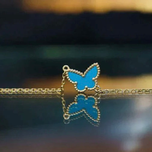 [⭐Clover Jewelry]BUTTERFLY TURQUOISE BUTTERFLY BRACELET