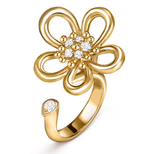 [⭐Clover Jewelry]Flowerlace Between the Finger