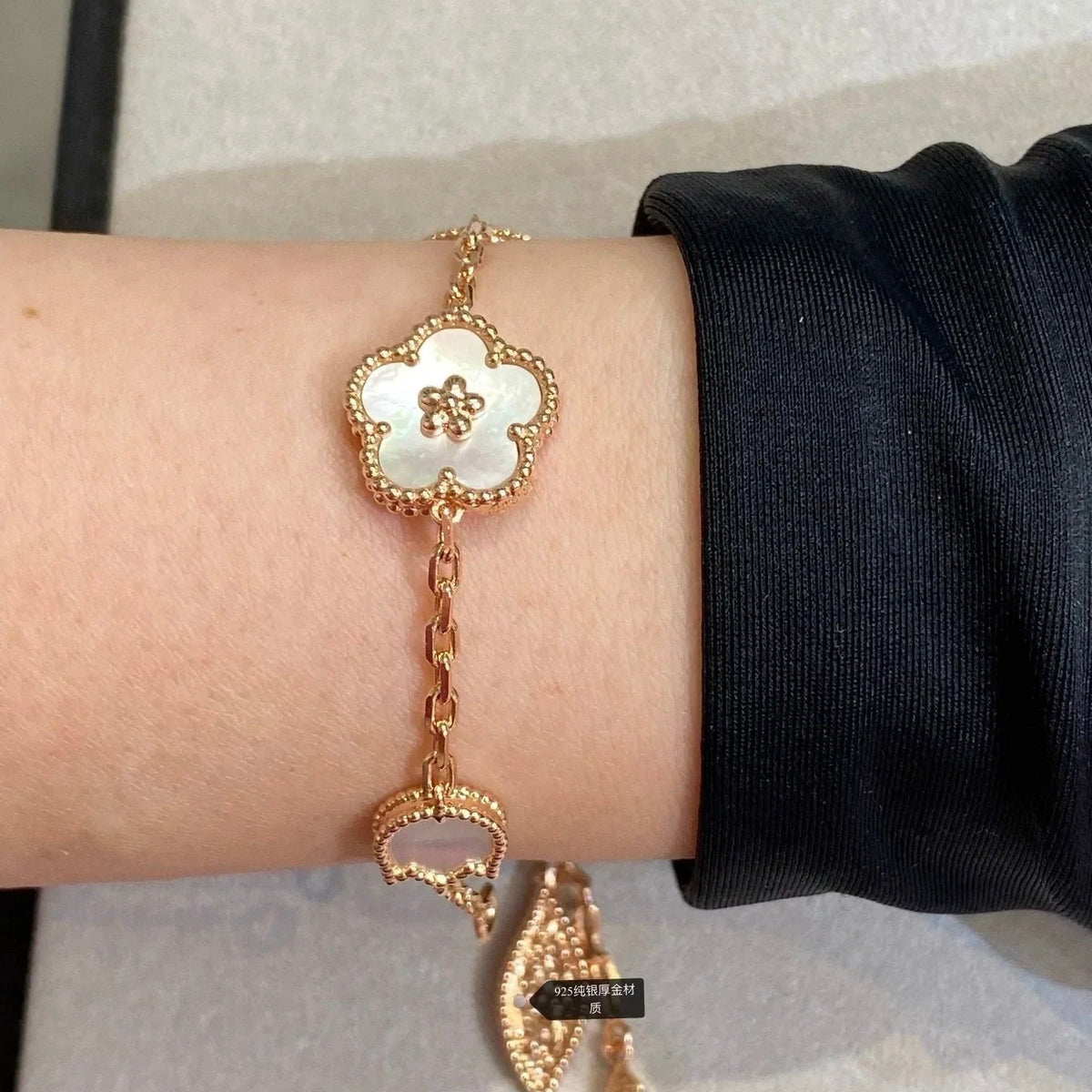 [⭐Clover Jewelry]LUCKY SPRING 5 MOTIF BRACELET