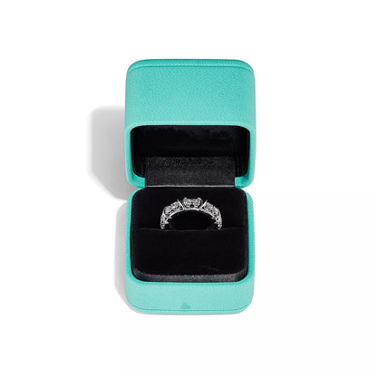 [Clover Jewelry]SIXTEEN STONE SILVER RING