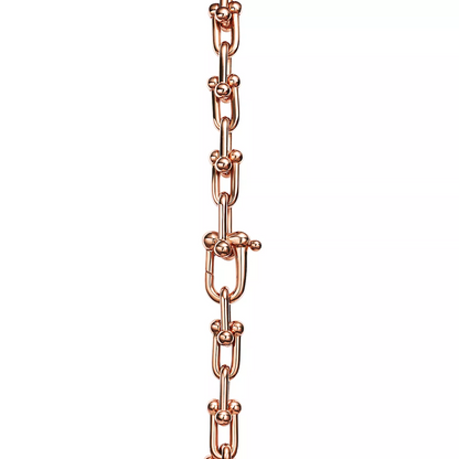 [Clover Jewelry]HARDWEAR SMALL LINK 26 MOTIF PINK GOLD BRACELET