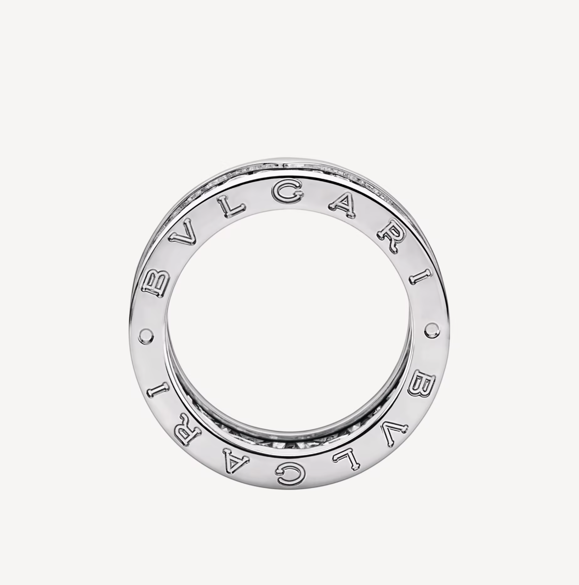[⭐Clover Jewelry]ZERO 1 WITH PAVED DIAMONDS ON THE SPIRAL RING