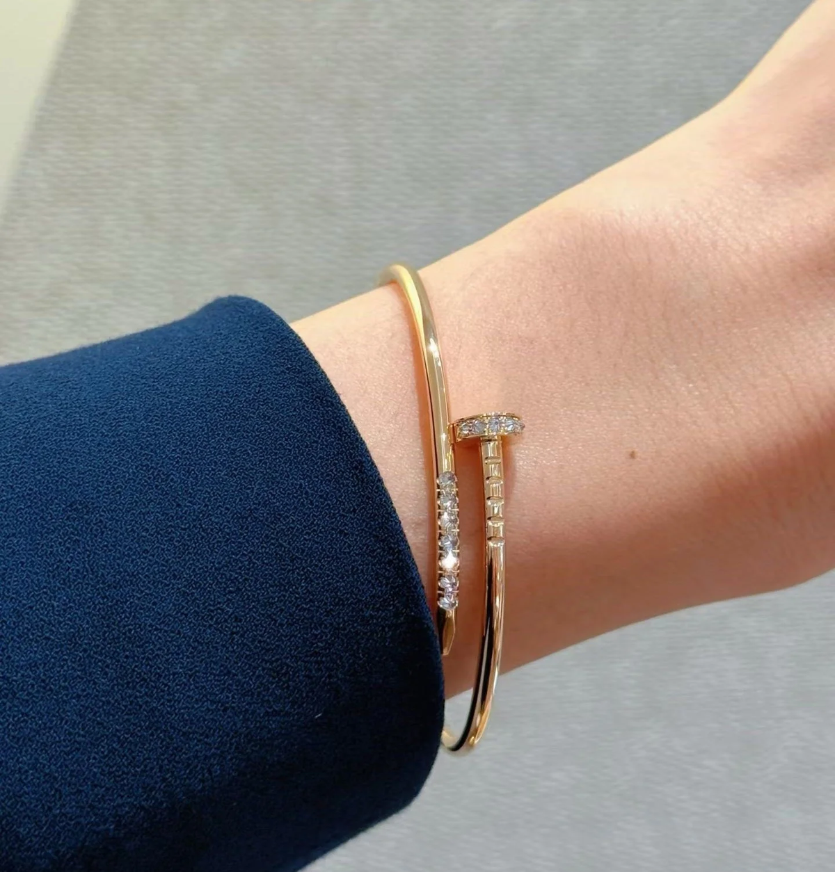 [⭐Clover Jewelry]JUSTE BRACELET 2.5MM DIAMONDS NEW