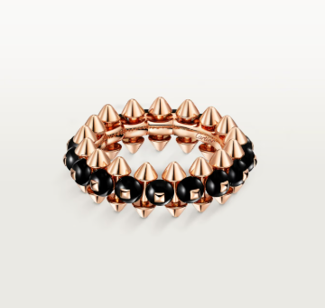 [⭐Clover Jewelry]CLASH ELEGANT ROSE GOLD RING FEATURING NATURAL AGATE
