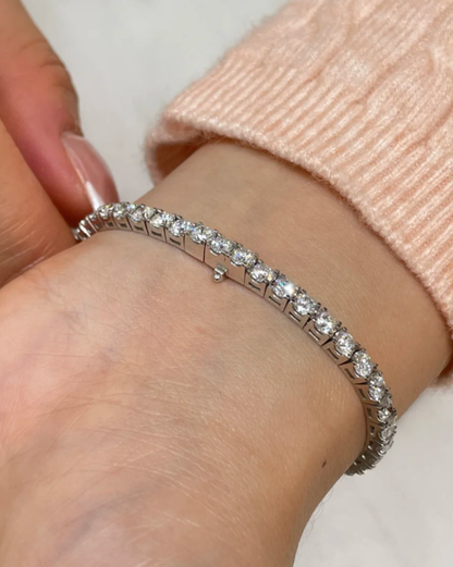 [⭐Clover Jewelry]  CLASSIC BASEBALL BRACELAT, 52 DIAMOND
