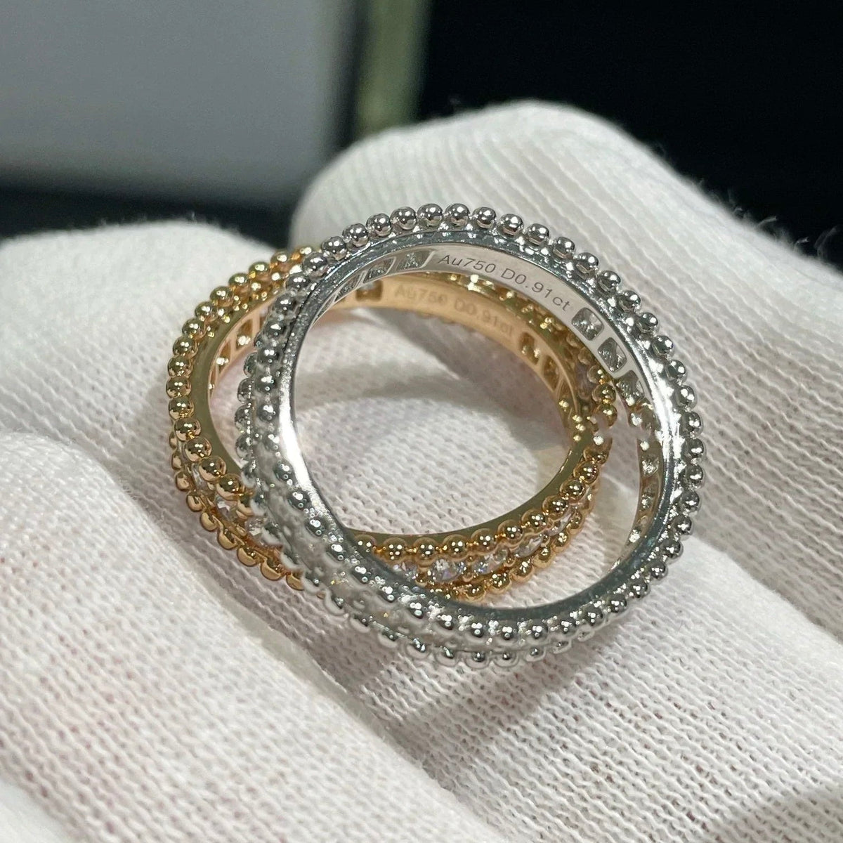 [⭐Clover Jewelry]PERLEE DIAMOND ROSE GOLD RING