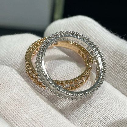 [⭐Clover Jewelry]PERLEE DIAMOND SILVER RING