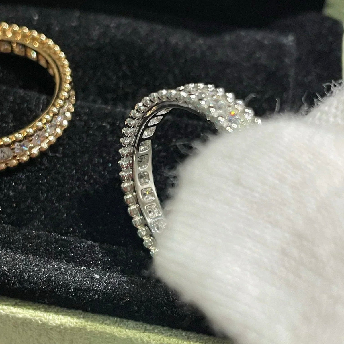[⭐Clover Jewelry]PERLEE DIAMOND ROSE GOLD RING