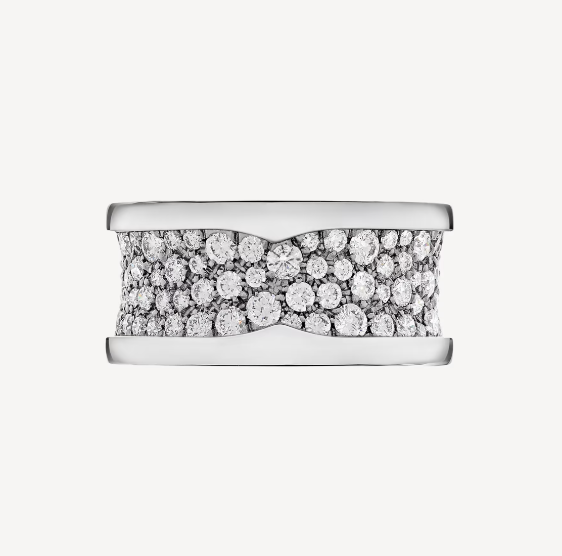 [⭐Clover Jewelry]ZERO 1 WITH PAVED DIAMONDS ON THE SPIRAL RING