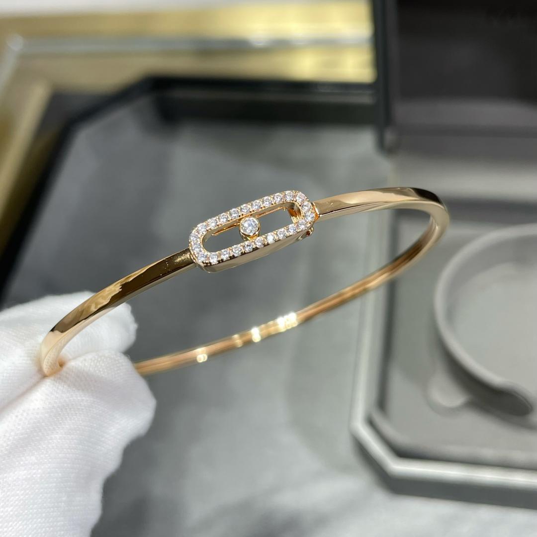 [⭐Clover Jewelry]Move Uno pavé flex bangle medium