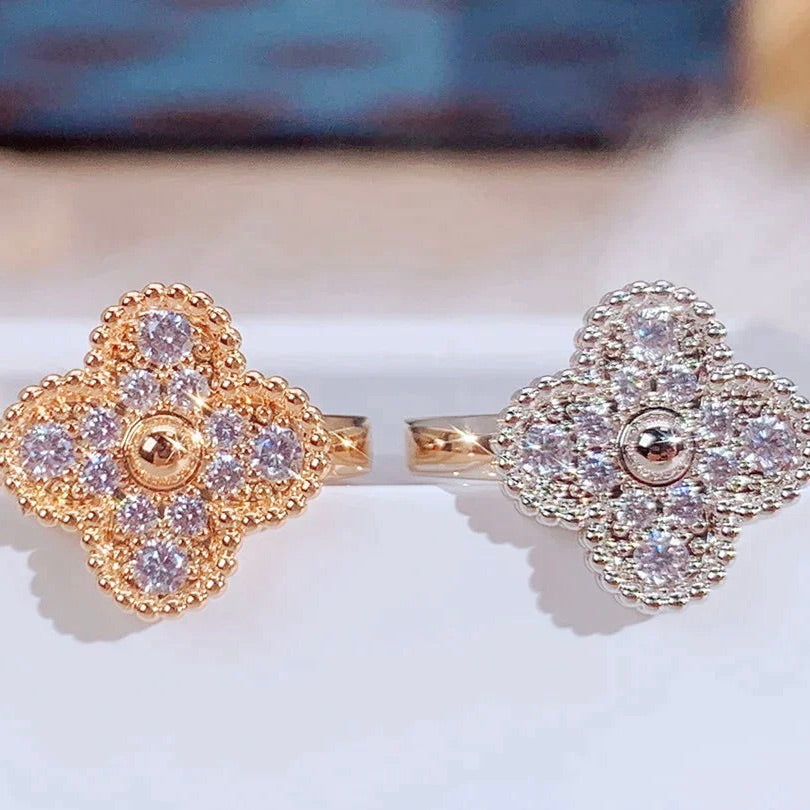 [⭐Clover Jewelry]CLOVER DIAMOND RING