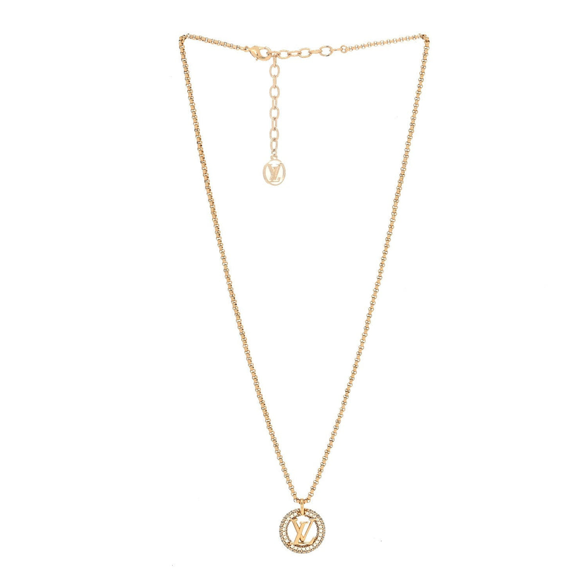 [⭐Clover Jewelry]BY NIGHT DIAMOND PAVED NECKLACE