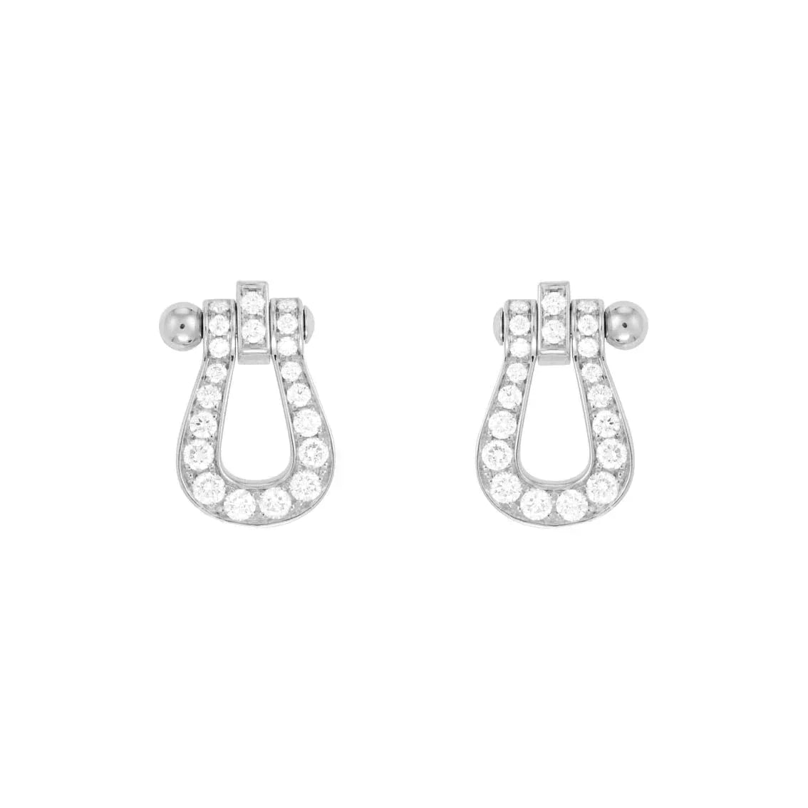 [⭐Clover Jewelry]FORCE 10 FULL DIAMOND STUD EARRINGS MINI MODEL