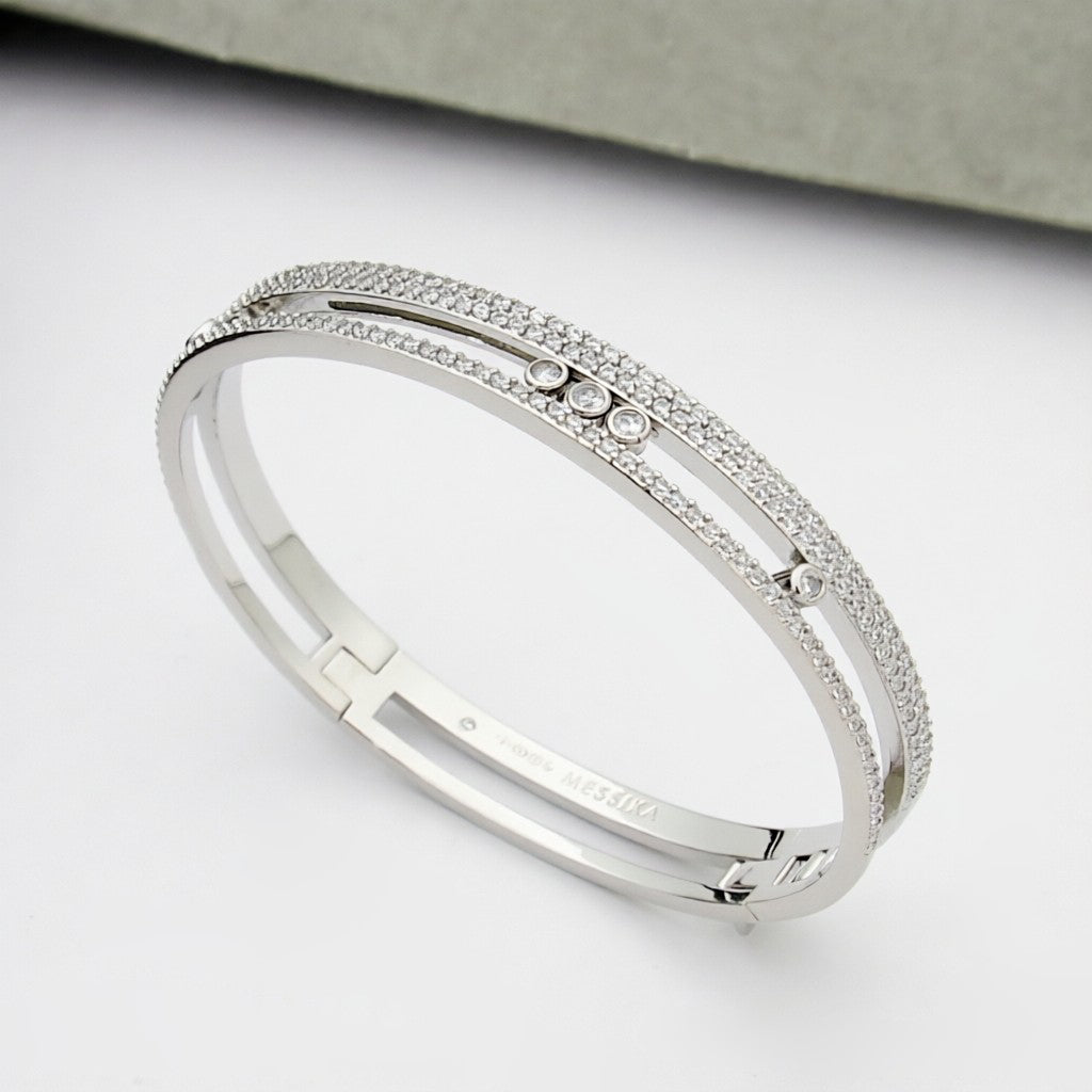 [⭐Clover Jewelry]Move Romane pavé bangle