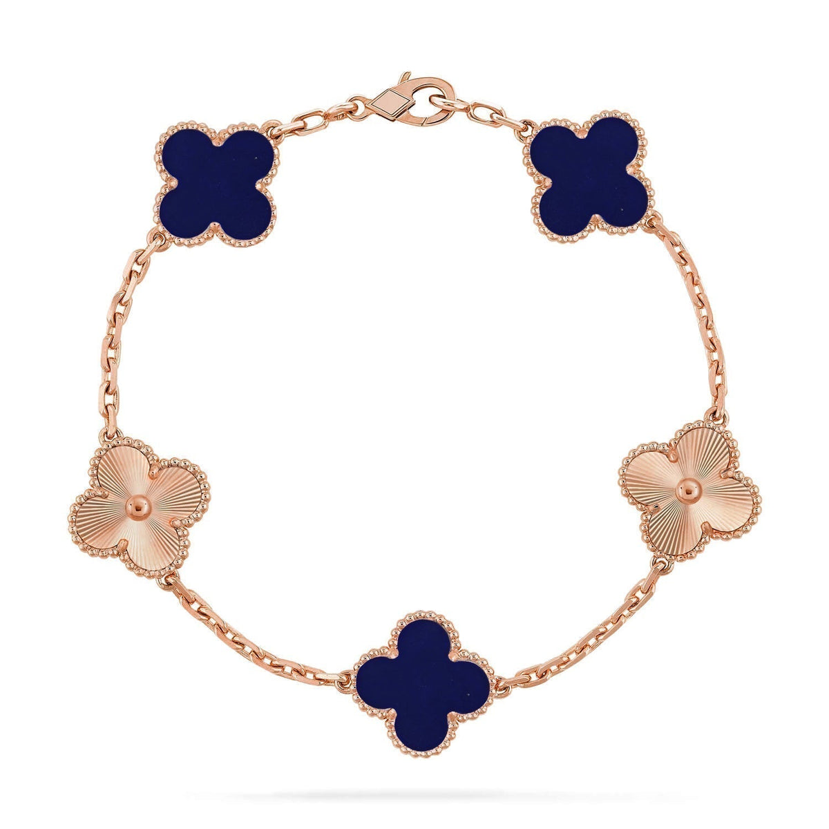 [⭐Clover Jewelry]CLOVER 5 MOTIF LAPIS LAZULI BRACELET COLLECTION