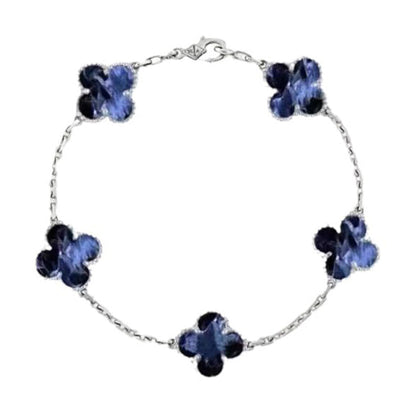 [⭐Clover Jewelry]CLOVER 5 MOTIF PIETERSITE BRACELET COLLECTION