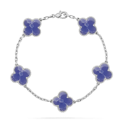 [⭐Clover Jewelry]CLOVER 5 MOTIF BLUE VEINS BRACELET COLLECTION