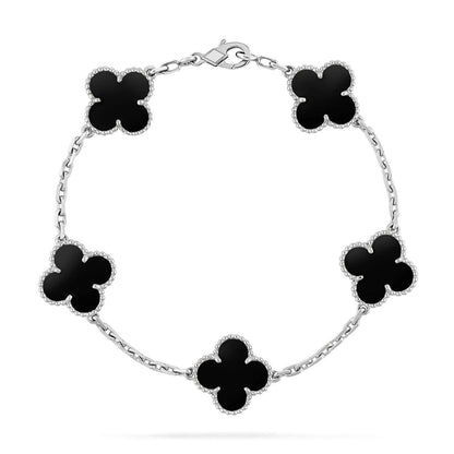 [⭐Clover Jewelry] CLOVER 5 MOTIF ONYXS BRACELET COLLECTION