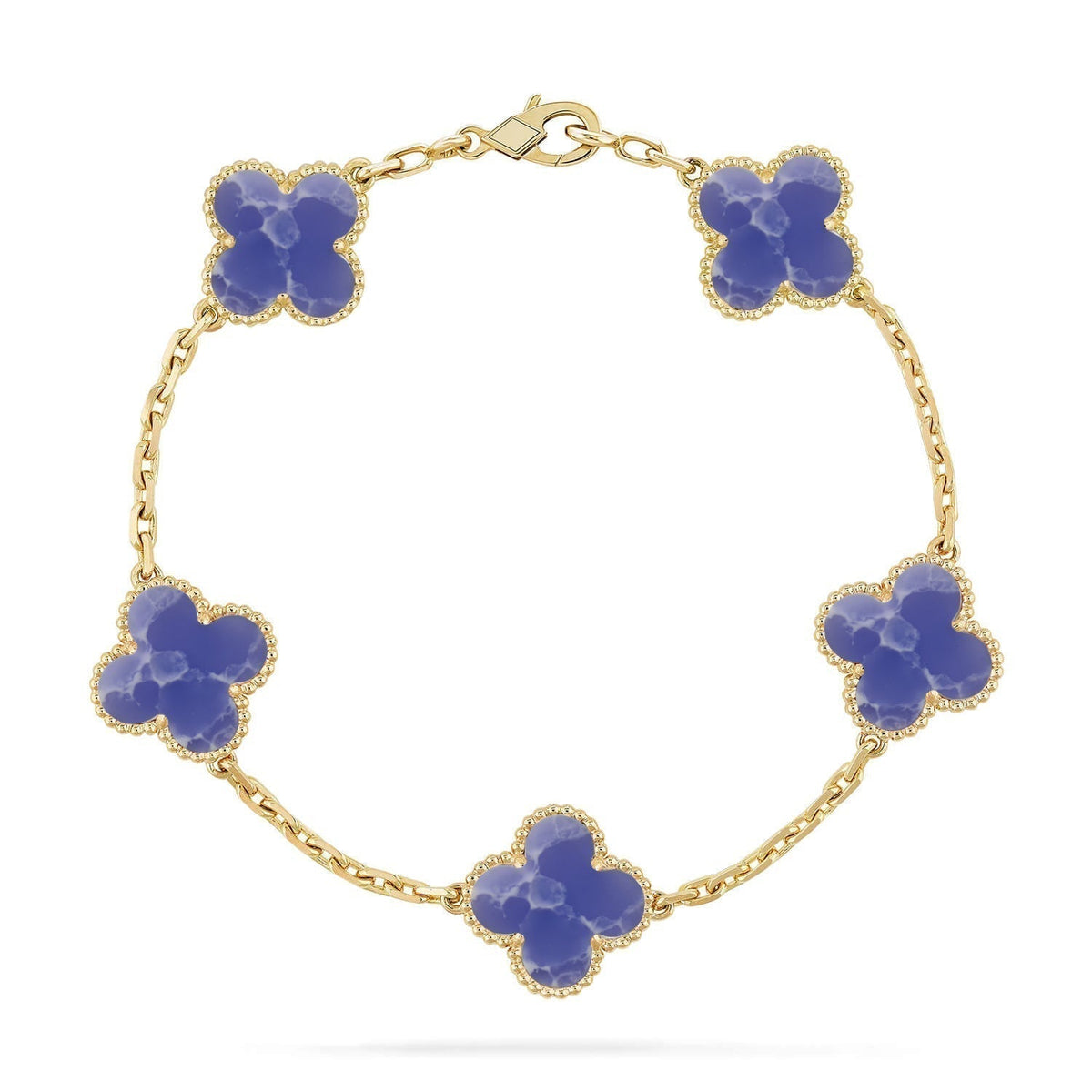 [⭐Clover Jewelry]CLOVER 5 MOTIF BLUE VEINS BRACELET COLLECTION