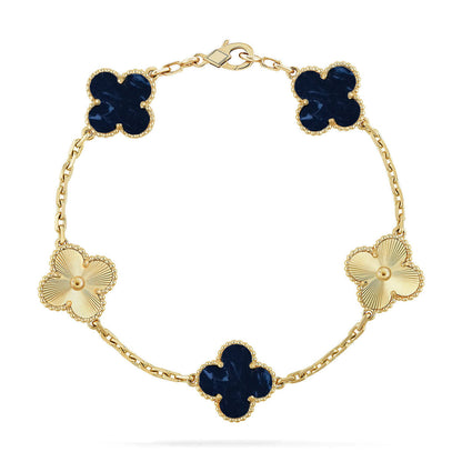 [⭐Clover Jewelry]CLOVER 5 MOTIF PIETERSITE BRACELET COLLECTION