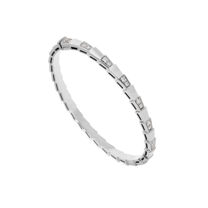[⭐Clover Jewelry]SERPENTI BRACELET SILVER DIAMOND