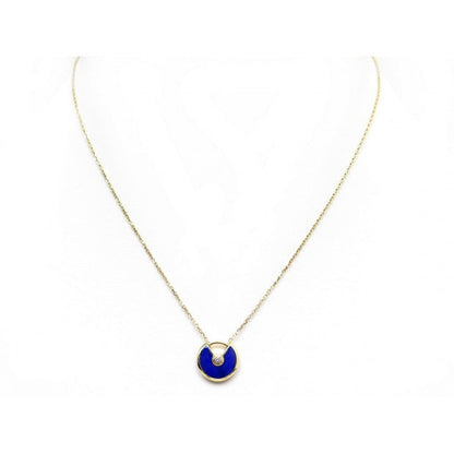 [⭐Clover Jewelry]AMULETTE ROSE GOLD AGATE NECKLACE