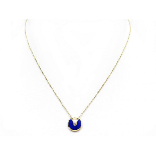 [⭐Clover Jewelry]AMULETTE ROSE GOLD AGATE NECKLACE