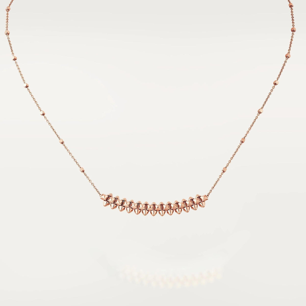 [⭐Clover Jewelry]CLASH PINK GOLD NECKLACE