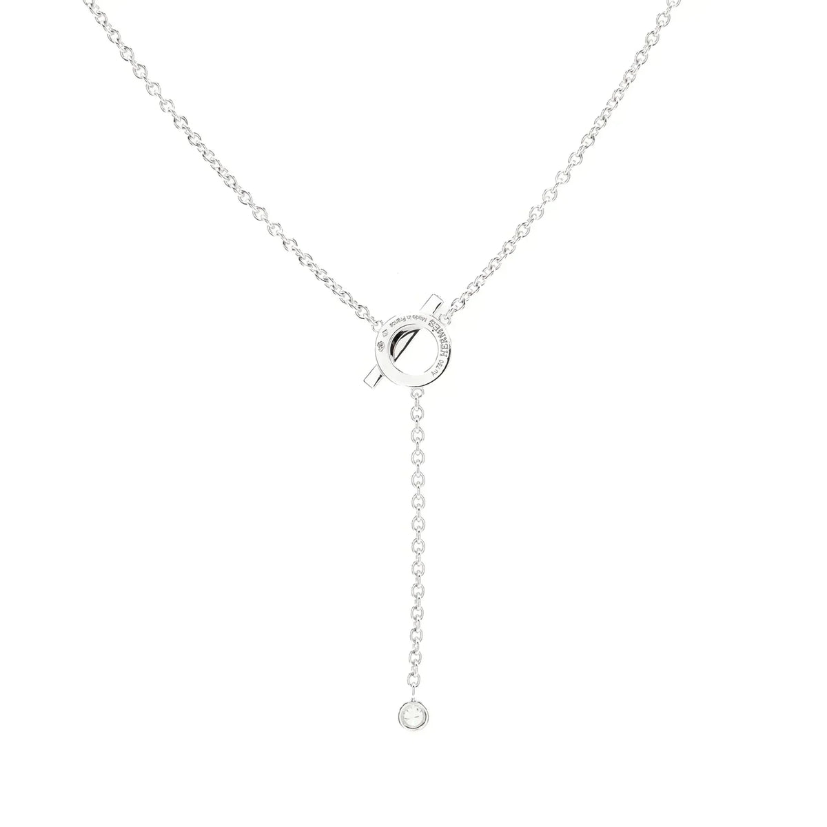 [⭐Clover Jewelry]FINESSE SILVER DIAMOND NECKLACE