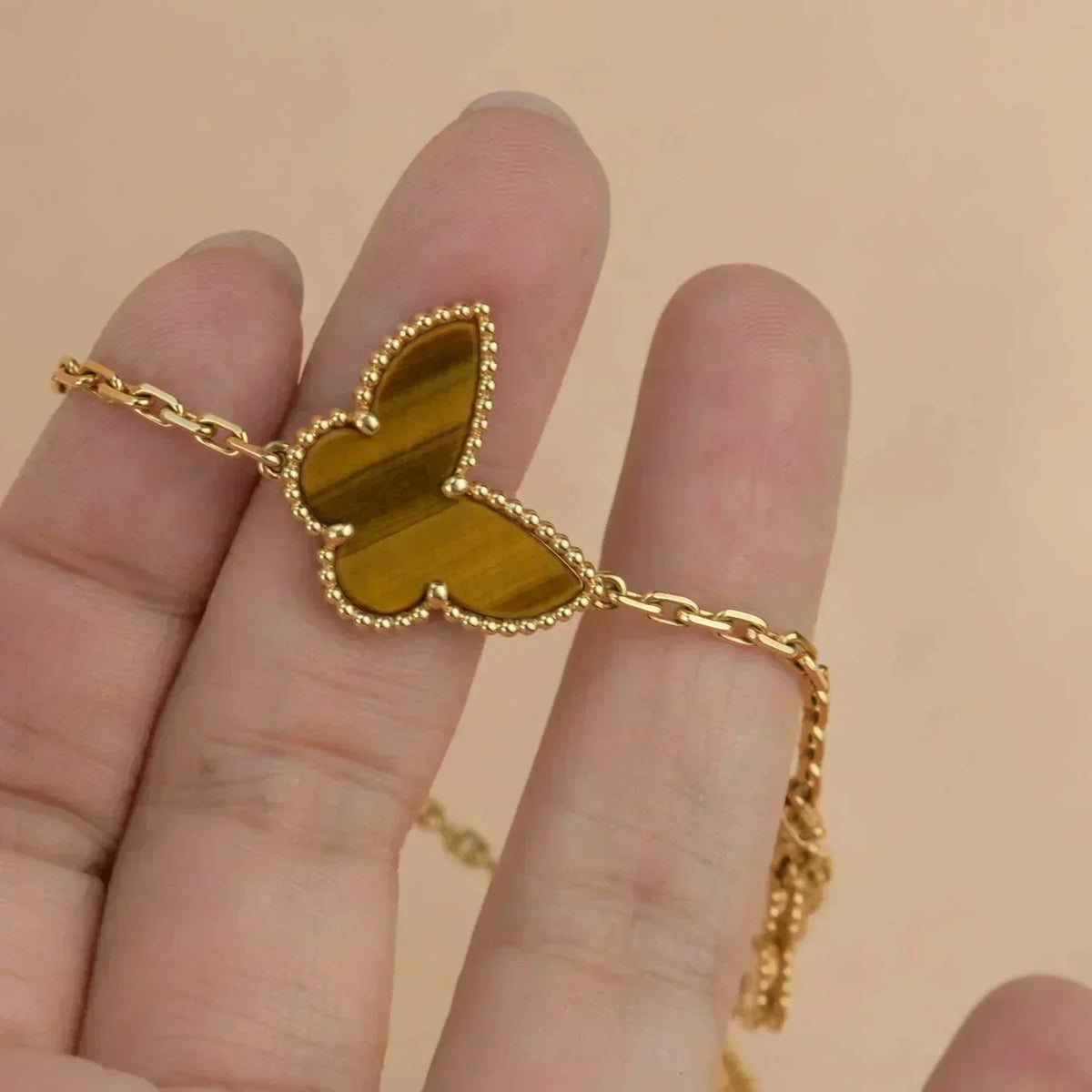 [⭐Clover Jewelry]LUCKY SPRING 5 MOTIF GOLD BRACELET