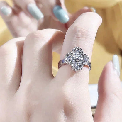 [⭐Clover Jewelry]CLOVER DIAMOND RING