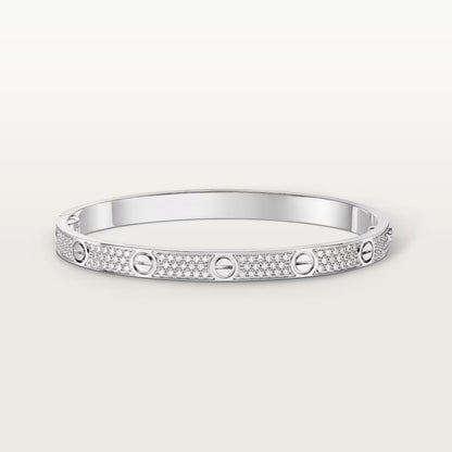 [⭐Clover Jewelry]LOVE BRACELET 4.8MM DIAMOND-PAVED